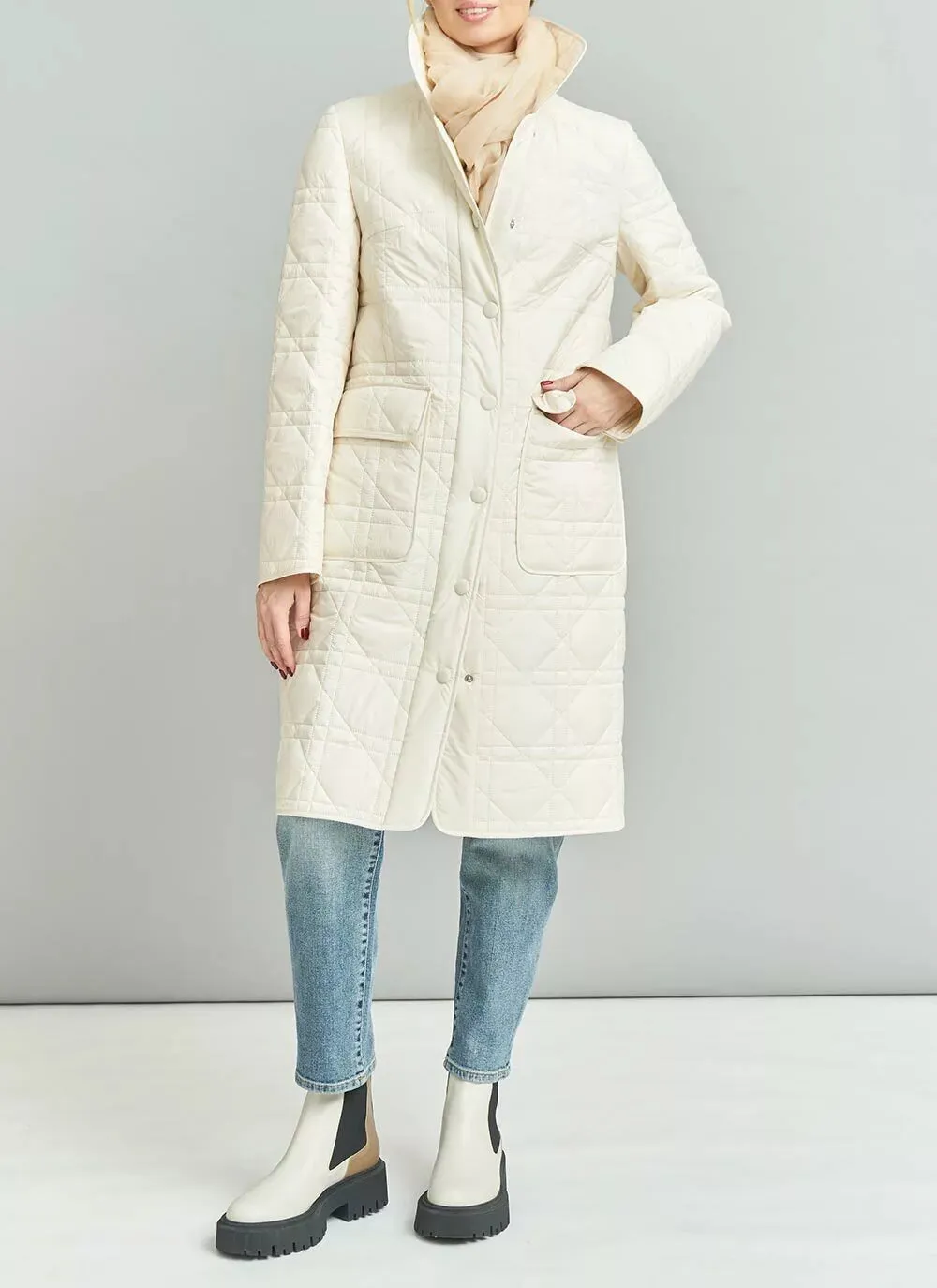 Premium Diamond Quilted Coat