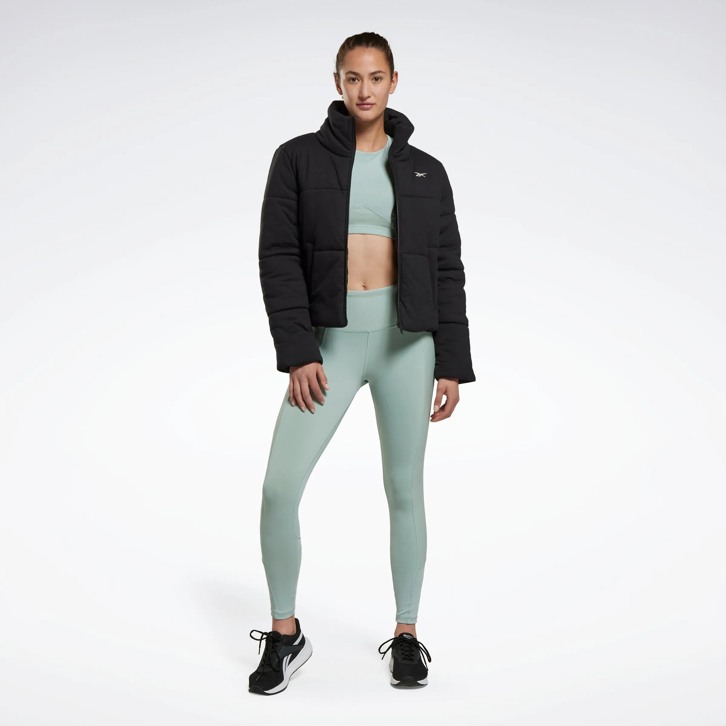 Reebok Apparel Women Studio Puffer Jacket Black