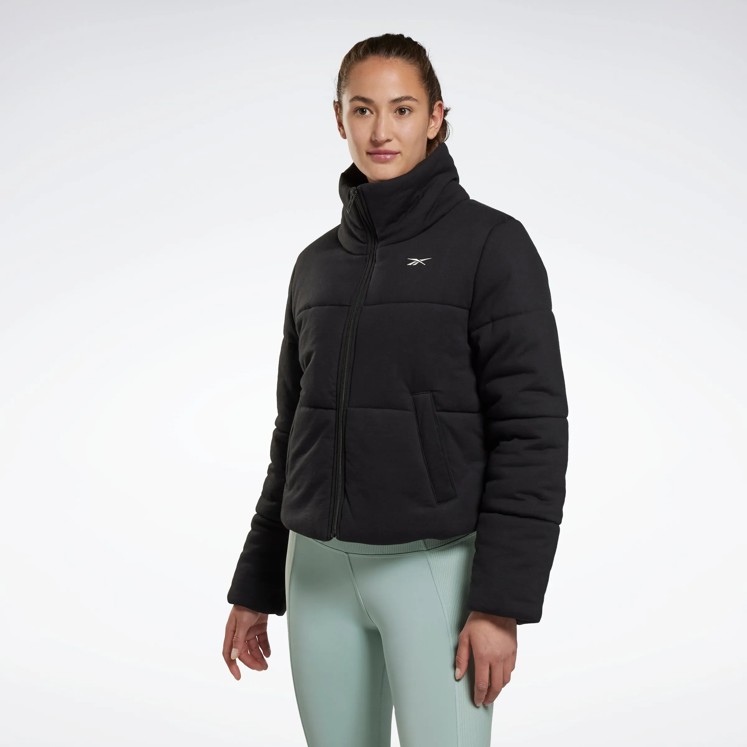 Reebok Apparel Women Studio Puffer Jacket Black