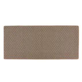 Sculptured Washable Honeycomb Rug  Mink