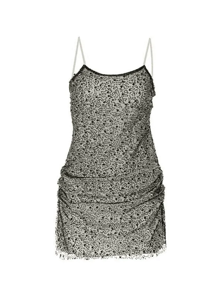 Sequin Bodycon Slip Mini Dress