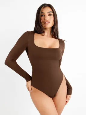 Shapewear Cloudsense Long Sleeve Seamless Bodysuit