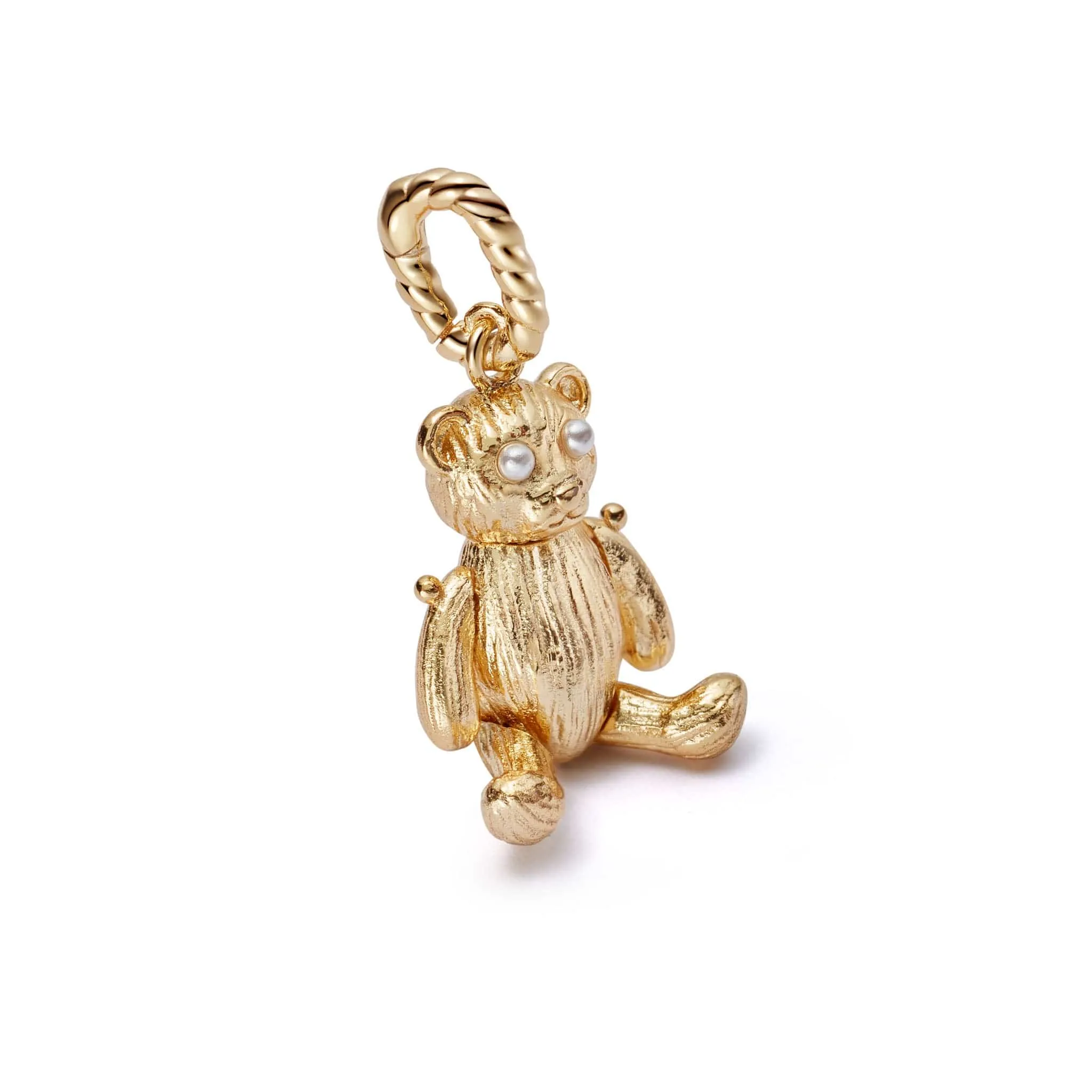 Shrimps Teddy Bear Necklace 18ct Gold Plate