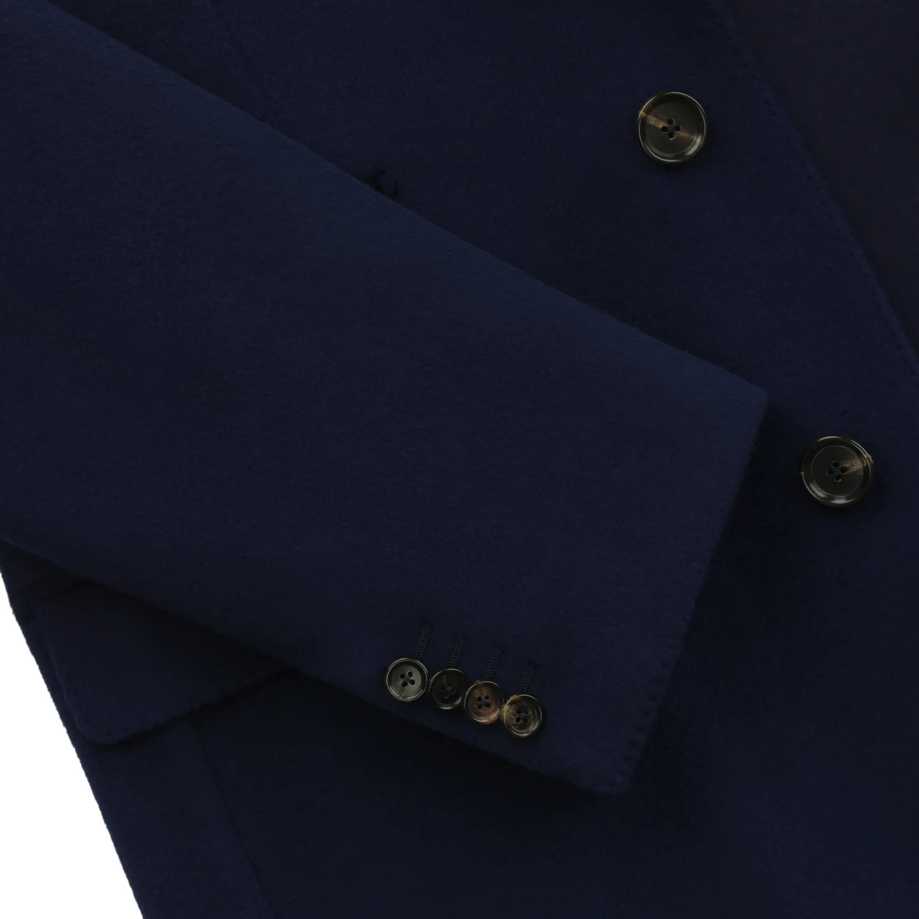 Single-Breasted Wool and Cashmere-Blend Cappotti Coat in Blue. Exclusively Made for Sartale