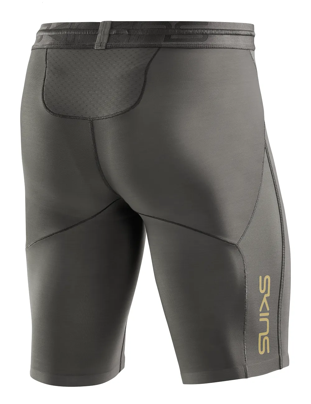 SKINS Men's Compression Half Tights 5-Series - Charcoal