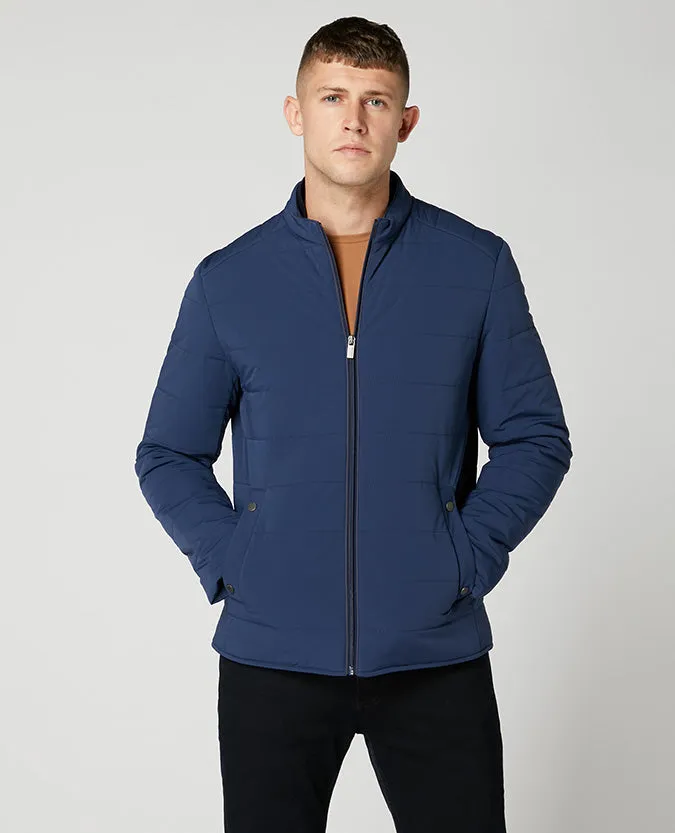 Slim Fit Quilted Casual Coat