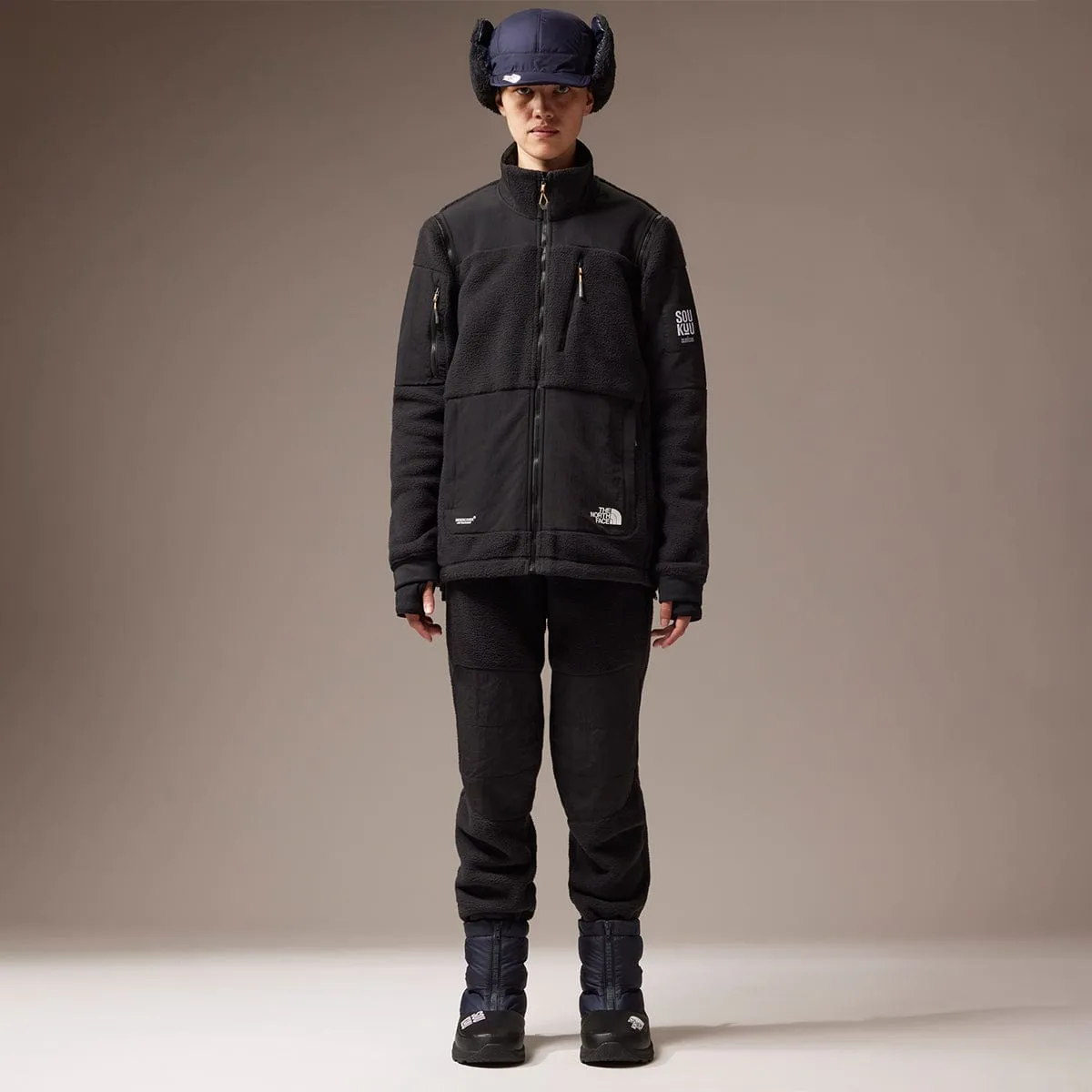 SOUKUU BY THE NORTH FACE X UNDERCOVER PROJECT U ZIP-OFF FLEECE JACKET