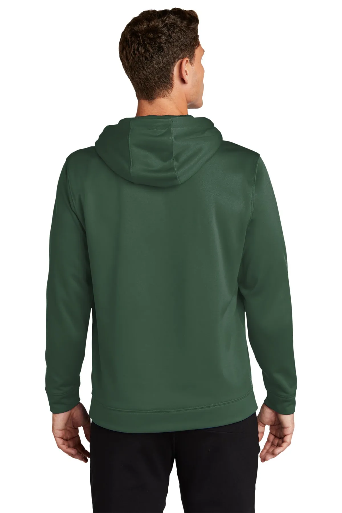 Sport-Tek Sport-Wick Fleece Customized Hooded Pullovers, Forest Green