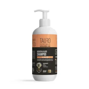 Tauro Pro Line Ultra Natural Care Keratin & Gloss Dog & Cat Shampoo For All Coat Type To Nourish And Moisturize Skin & Coat