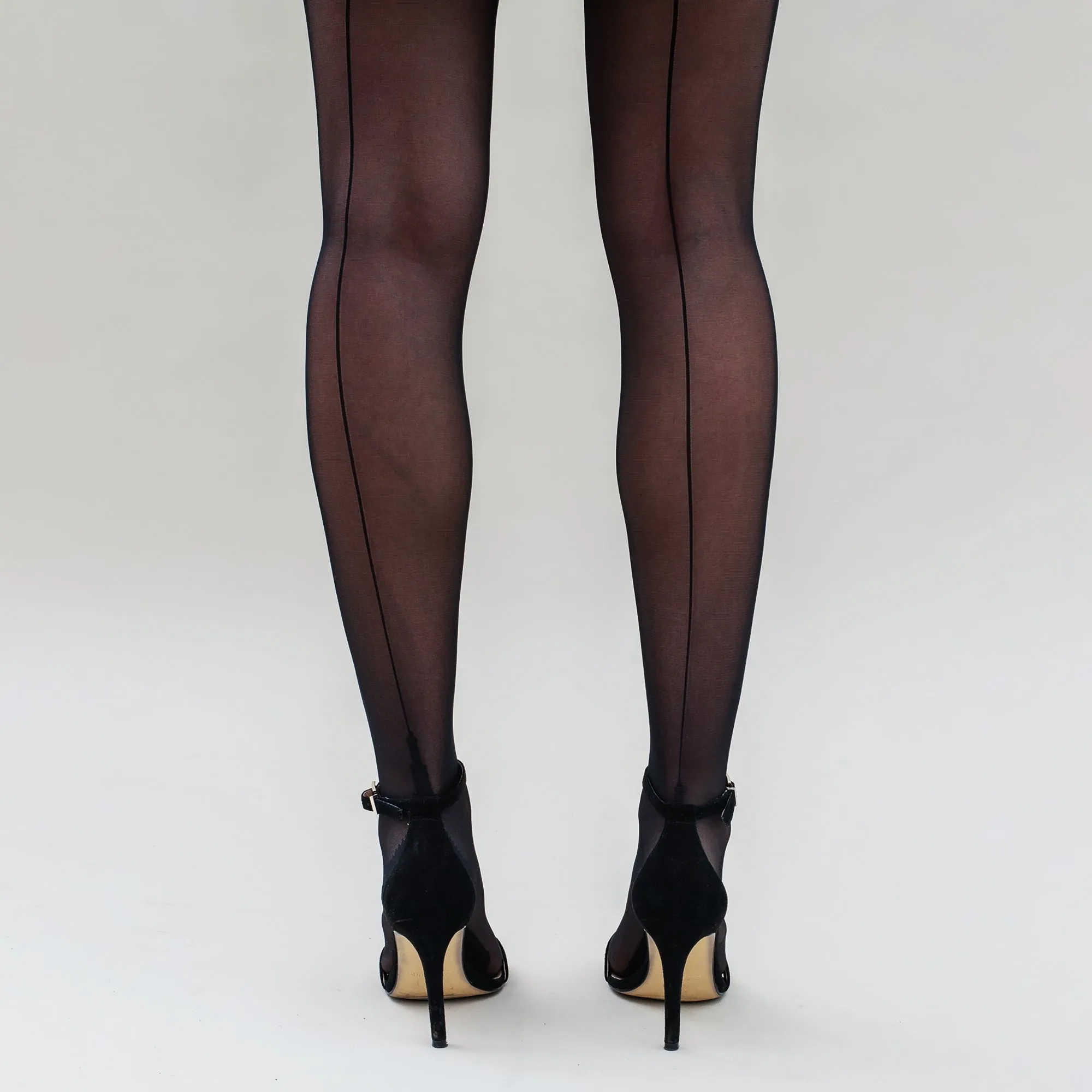 Threads Tights - Sheer Backseam :: Black