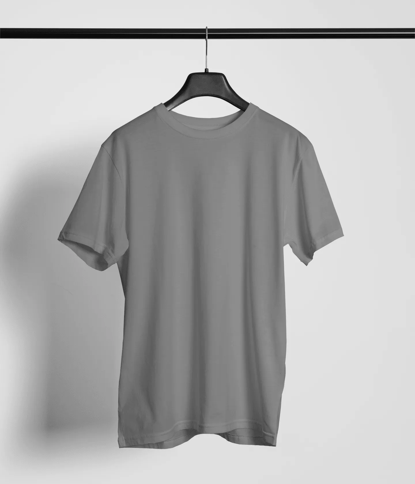 Unisex Regular Fit T-Shirt - 100% Cotton, Bio-Washed (Charcoal Melange)