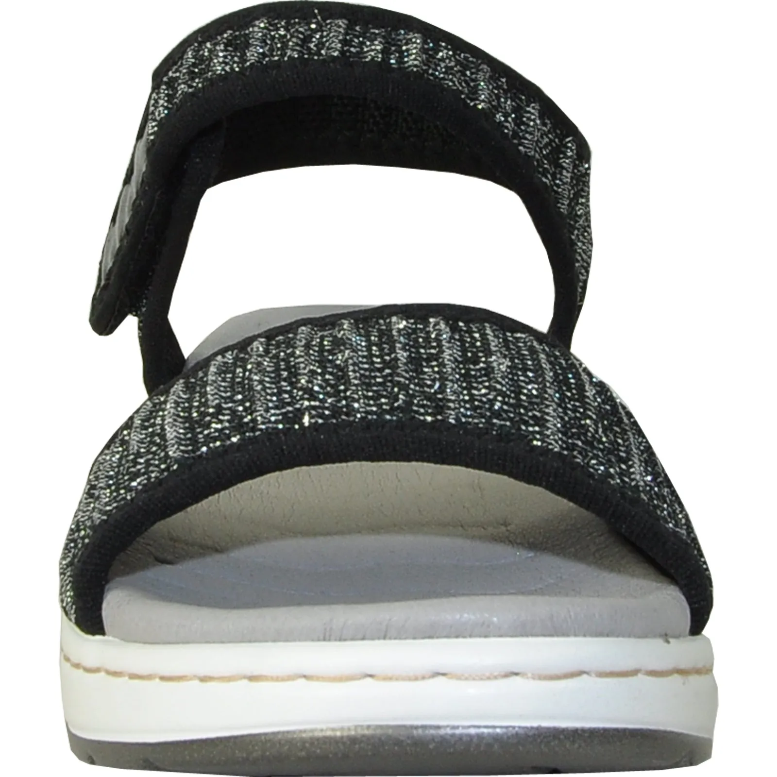 VANGELO Women Sandal ASPEN Comfort Wedge Sandal Black