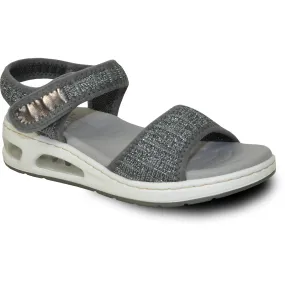 VANGELO Women Sandal ASPEN Comfort Wedge Sandal Pewter