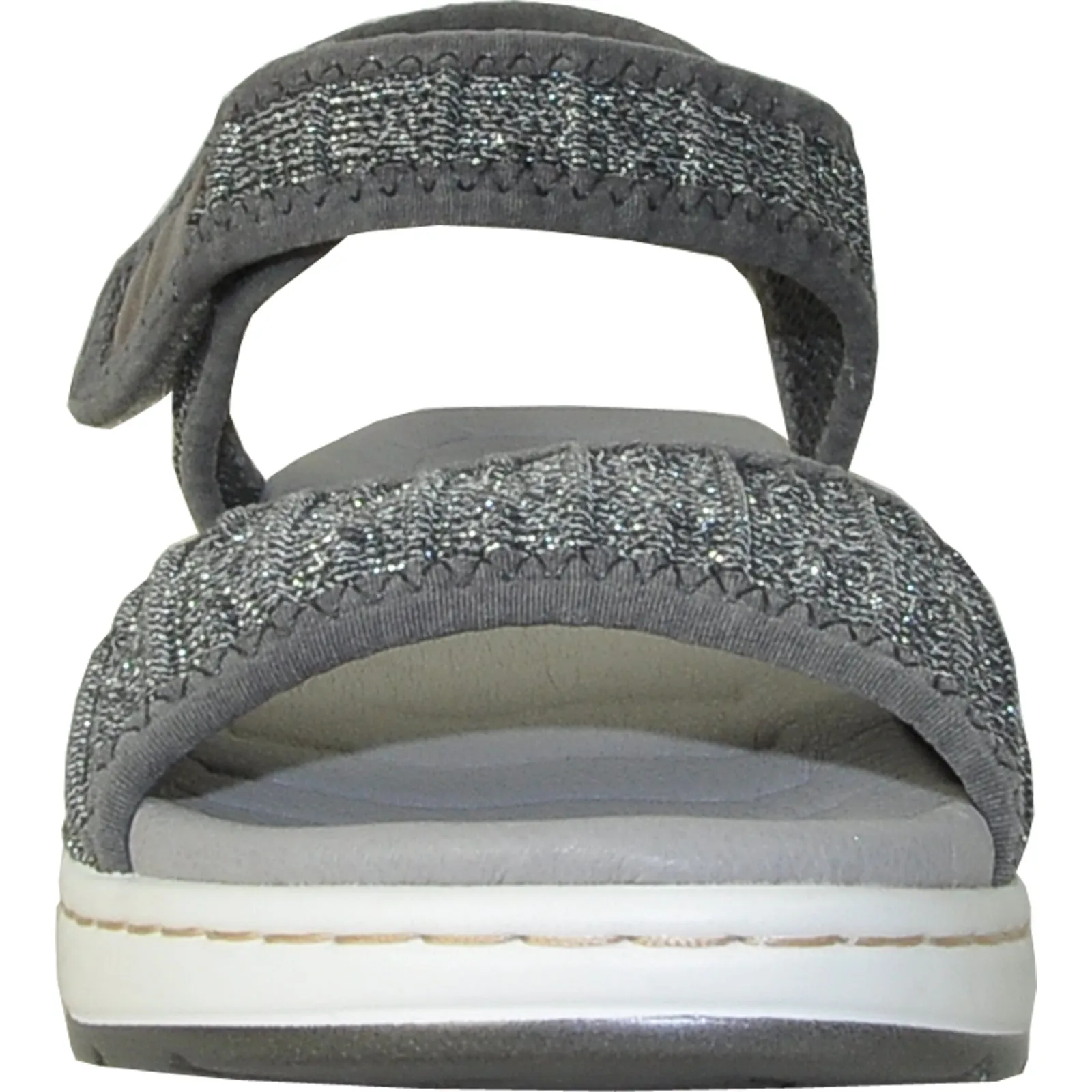 VANGELO Women Sandal ASPEN Comfort Wedge Sandal Pewter