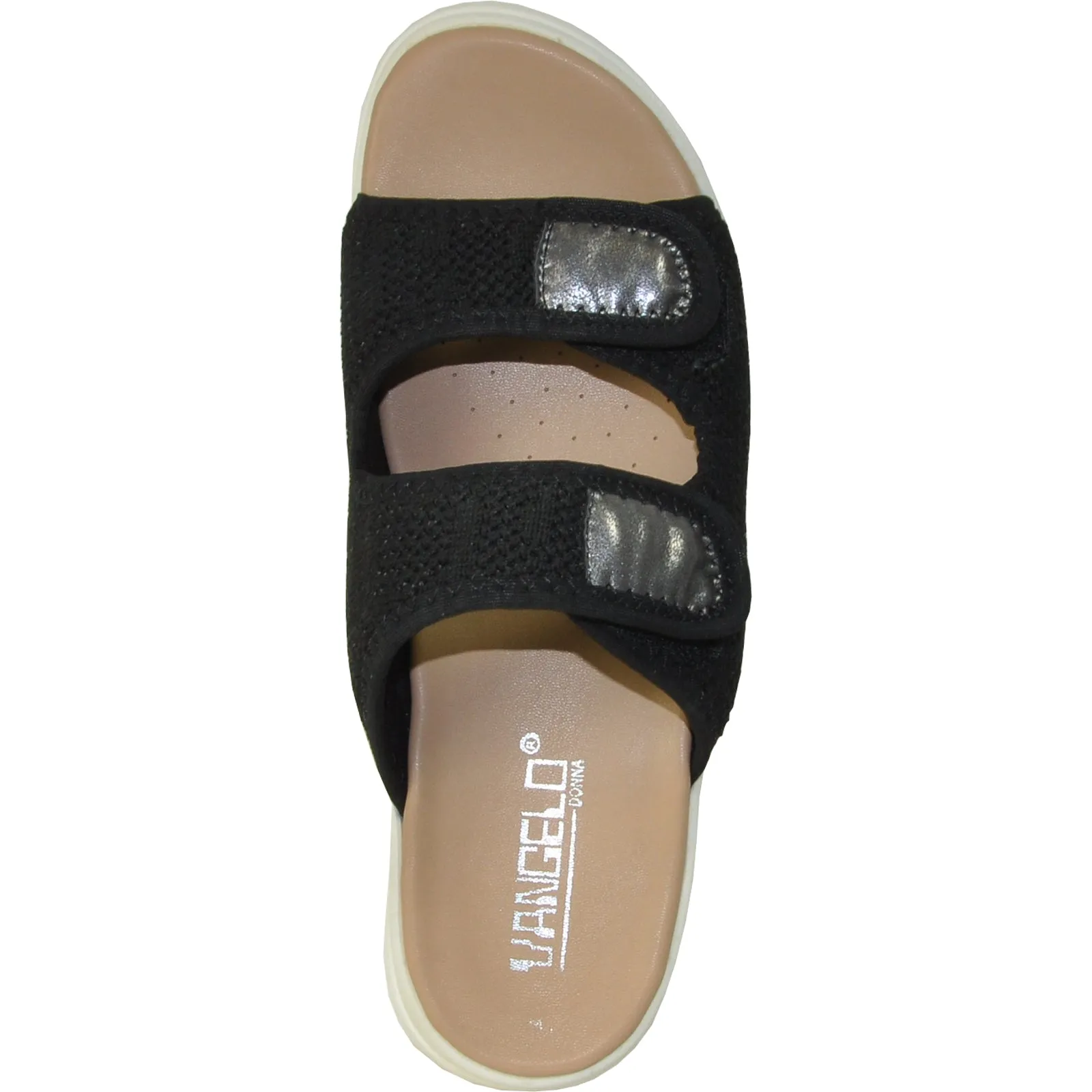 VANGELO Women Sandal LANA Comfort Wedge Sandal Black