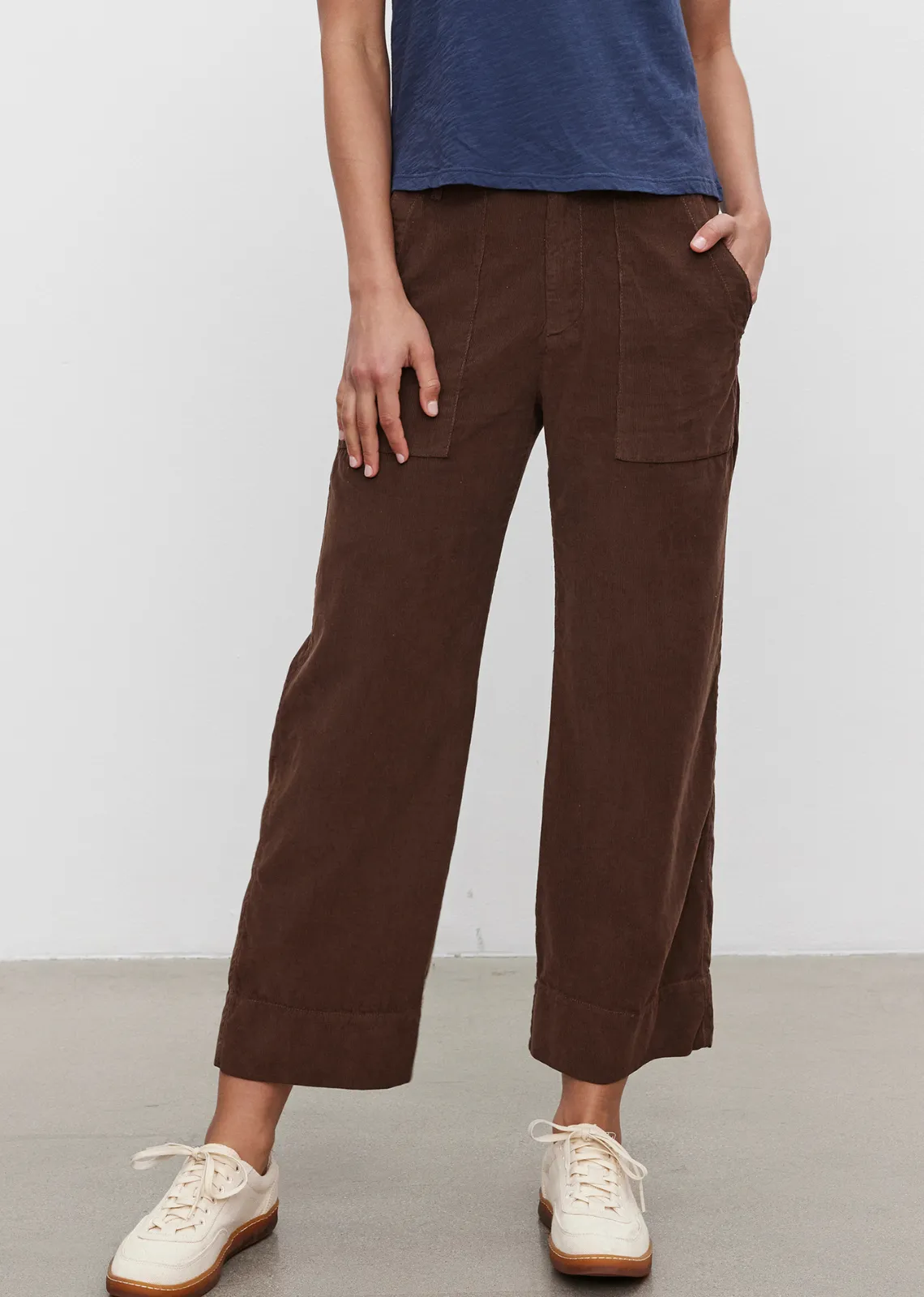 Velvet Vera Cotton Corduroy Cropped Pant