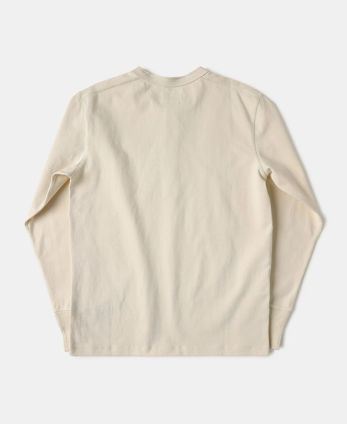 Vintage Long Sleeve Henley Shirt - Apricot