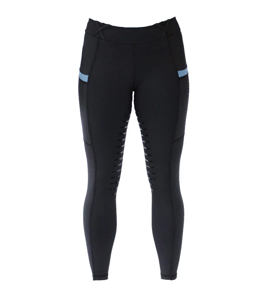 Volar Equestrian Riding Tights - Black