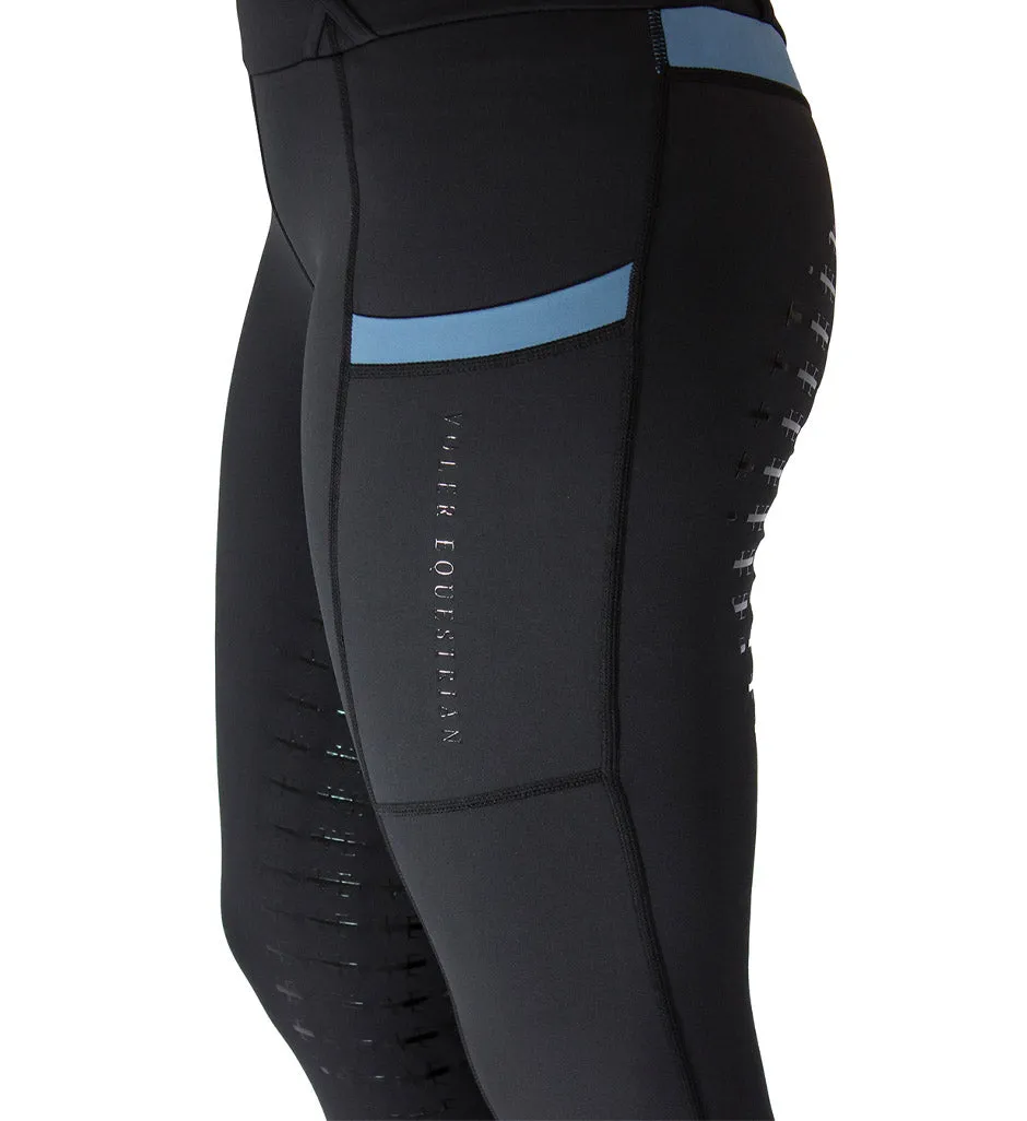 Volar Equestrian Riding Tights - Black