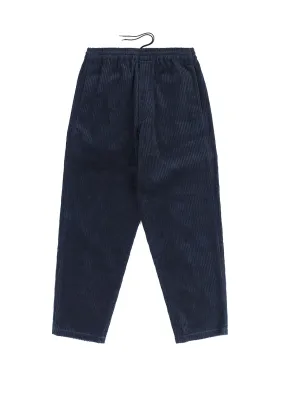 WIDE CORDUROY PANTS DEEP NAVY